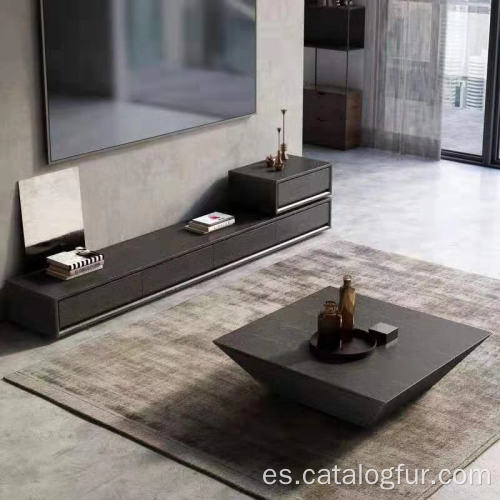 Muebles caseros modernos nórdicos MDF que fuma mesa de centro lateral de la mesa de centro para la sala de estar